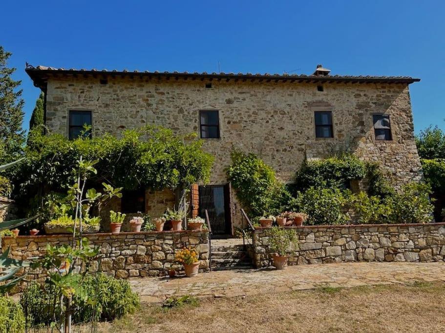 Вилла Traditional Farmhouse In Chianti Кастелина ин Шианти Экстерьер фото